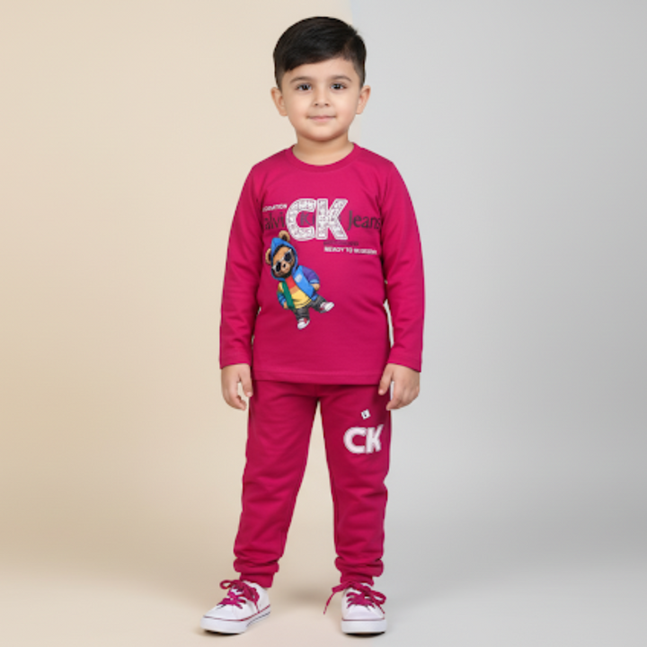 Kids Winter Trouser & Shirt Set – Cozy & Stylish Warm Wear