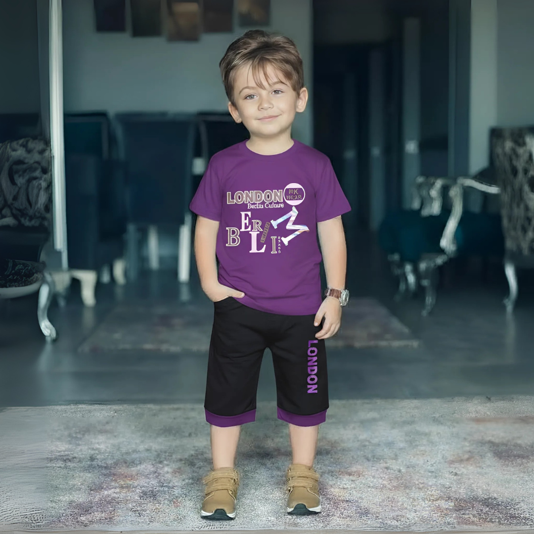 Boy’s Summer T-Shirt & Shorts Sets