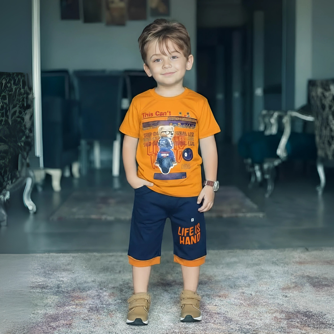 Boy's Summer T-Shirt & Shorts Sets