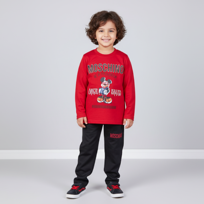 Kids Winter Trouser & Shirt Set – Cozy & Stylish Warm Wear