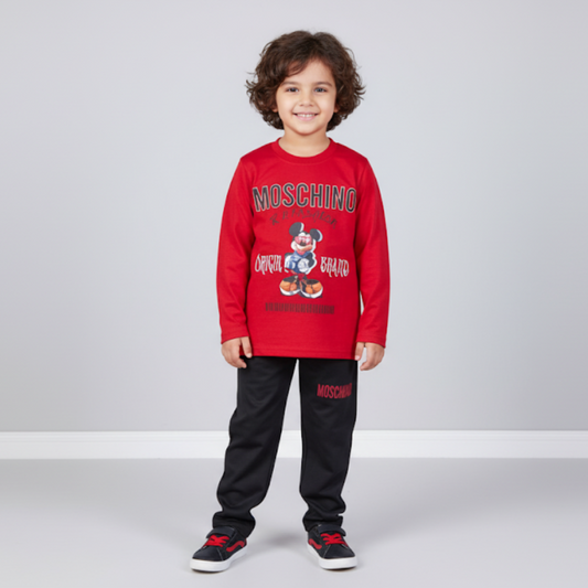 Kids Winter Trouser & Shirt Set – Cozy & Stylish Warm Wear