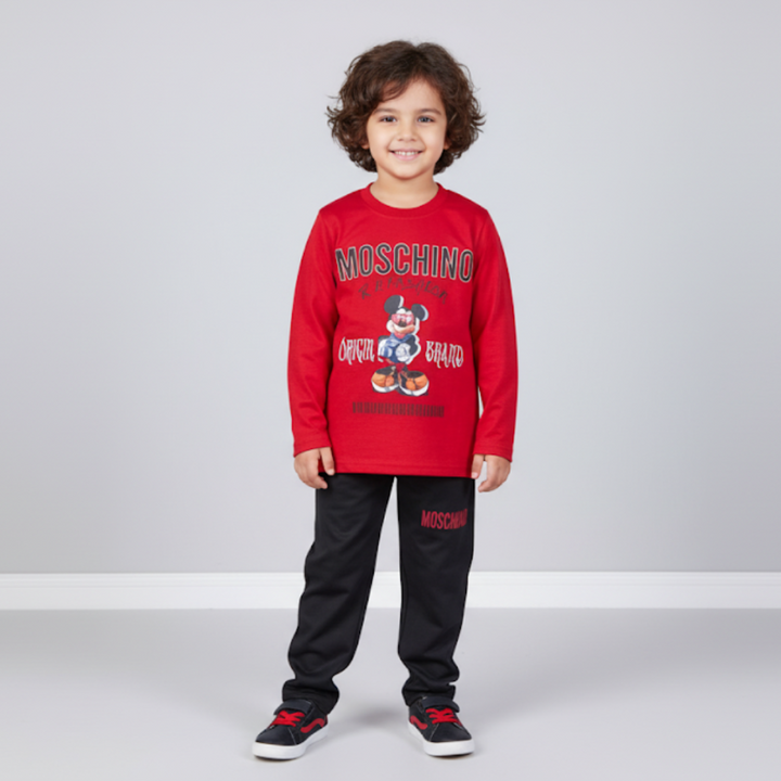 Kids Winter Trouser & Shirt Set – Cozy & Stylish Warm Wear