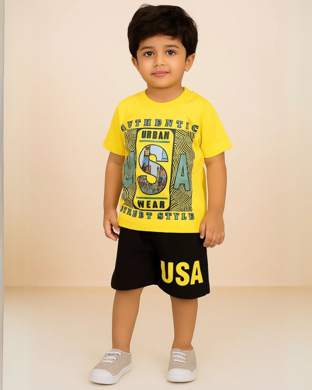 Boy's Summer T-Shirt & Shorts Sets