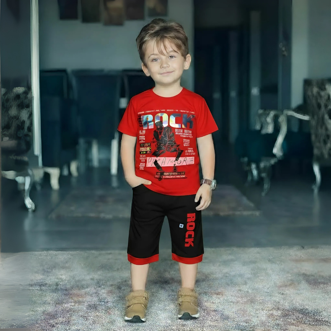 Boy’s Summer T-Shirt & Shorts Sets