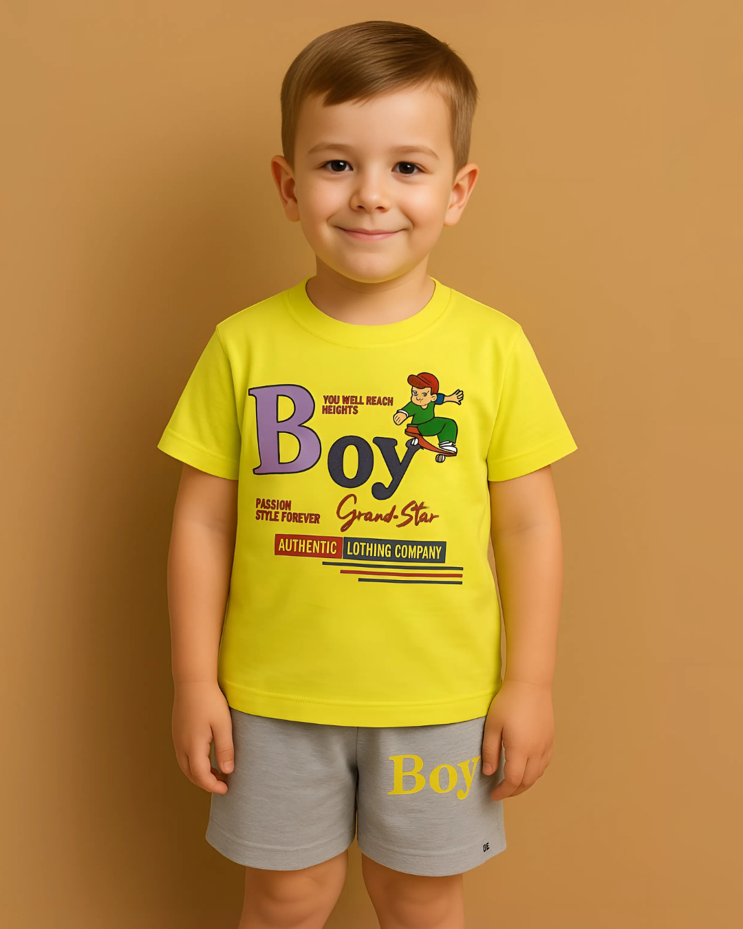 Boy's Summer T-Shirt & Shorts Sets