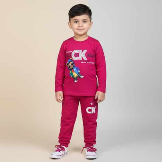 Kids Winter Trouser & Shirt Set – Cozy & Stylish Warm Wear