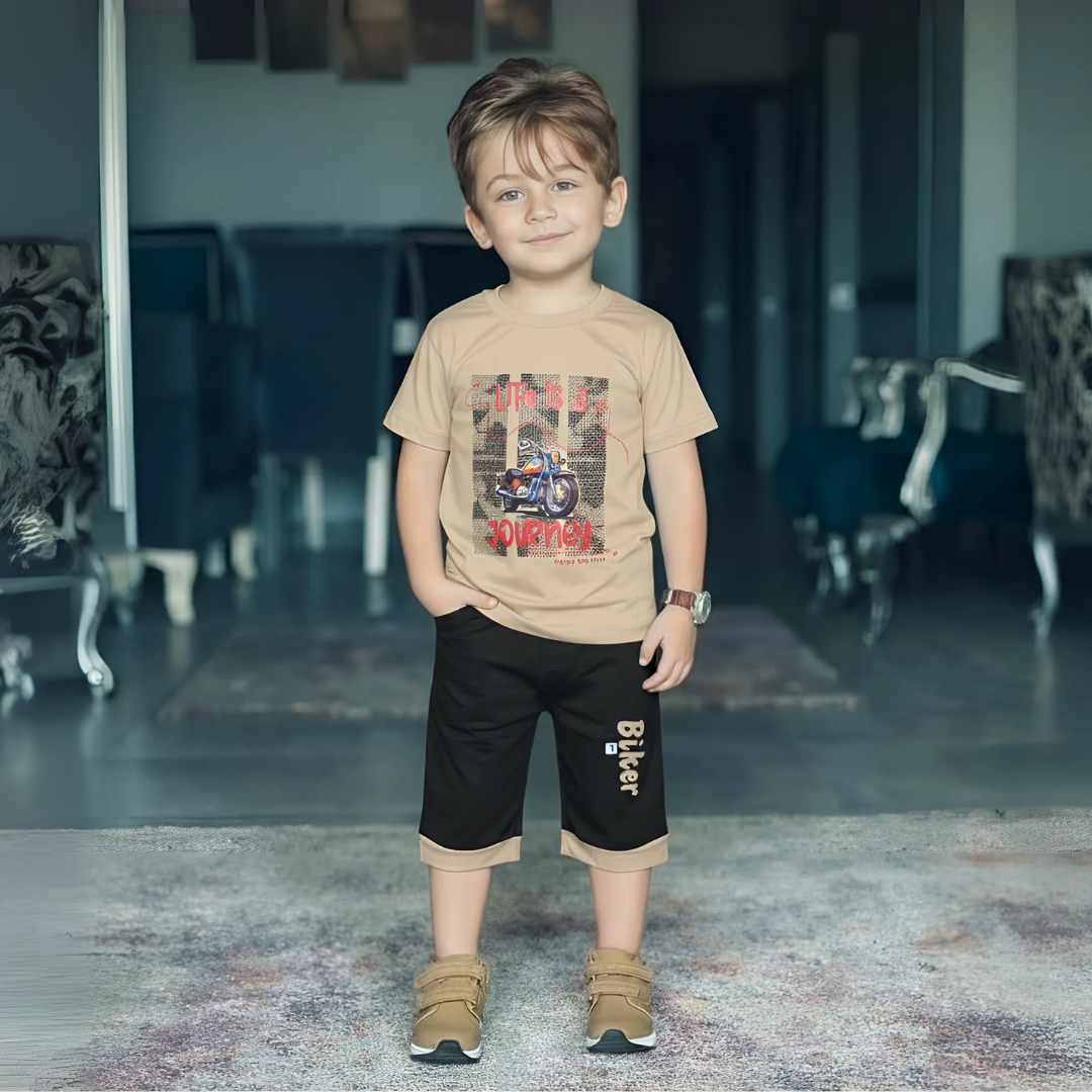 Boy's Summer T-Shirt & Shorts Sets