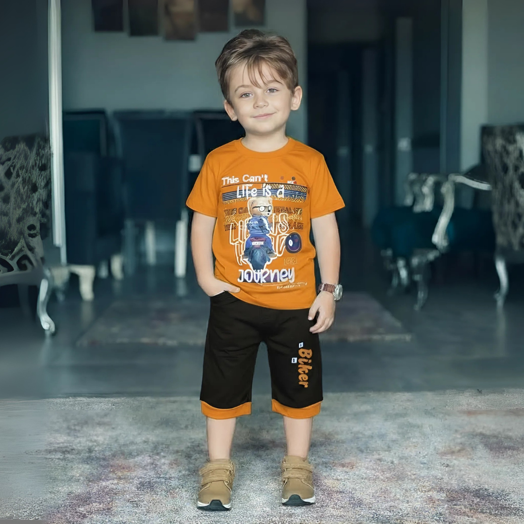 Boy's Summer T-Shirt & Shorts Sets