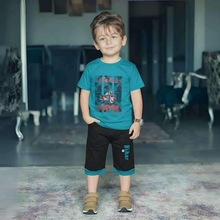 Boy's Summer T-Shirt & Shorts Sets