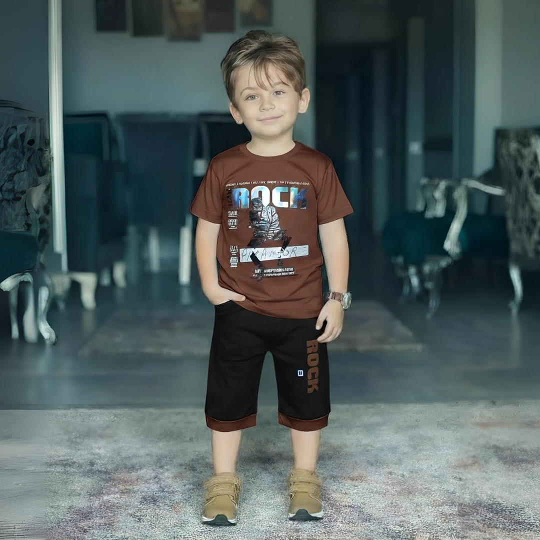 Boy’s Summer T-Shirt & Shorts Sets