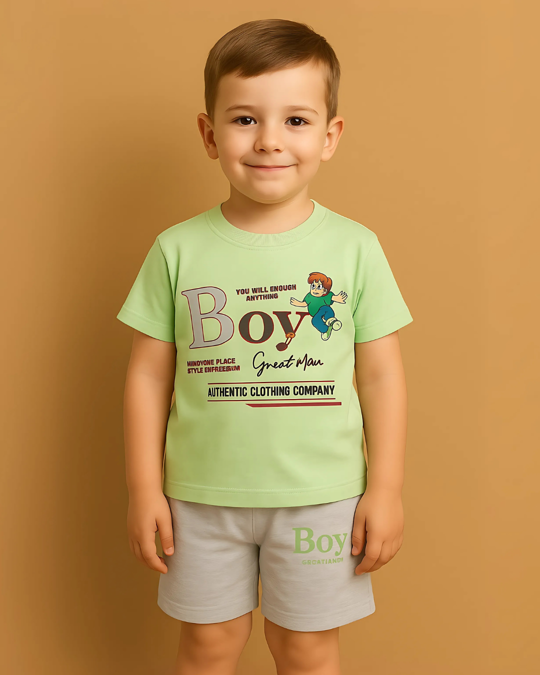 Boy's Summer T-Shirt & Shorts Sets