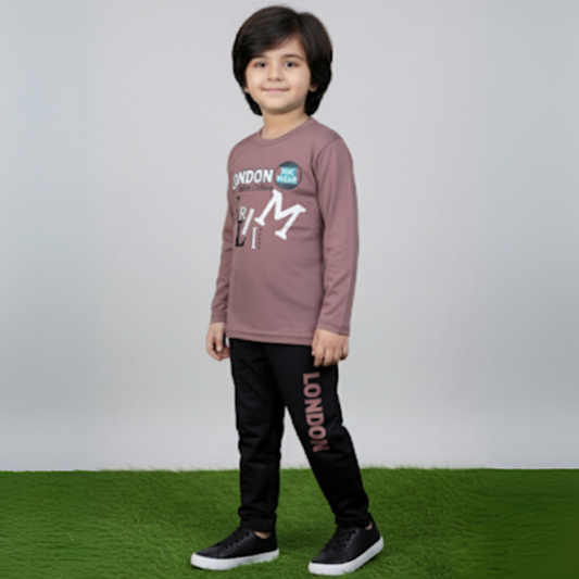 Kids Winter Trouser & Shirt Set – Cozy & Stylish Warm Wear