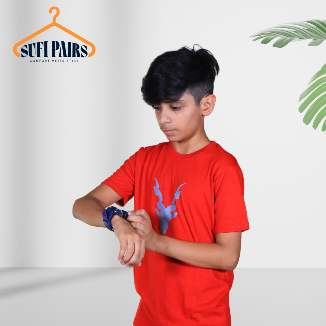 Boy's Summer Graphic T-Shirt & Trouser Sets