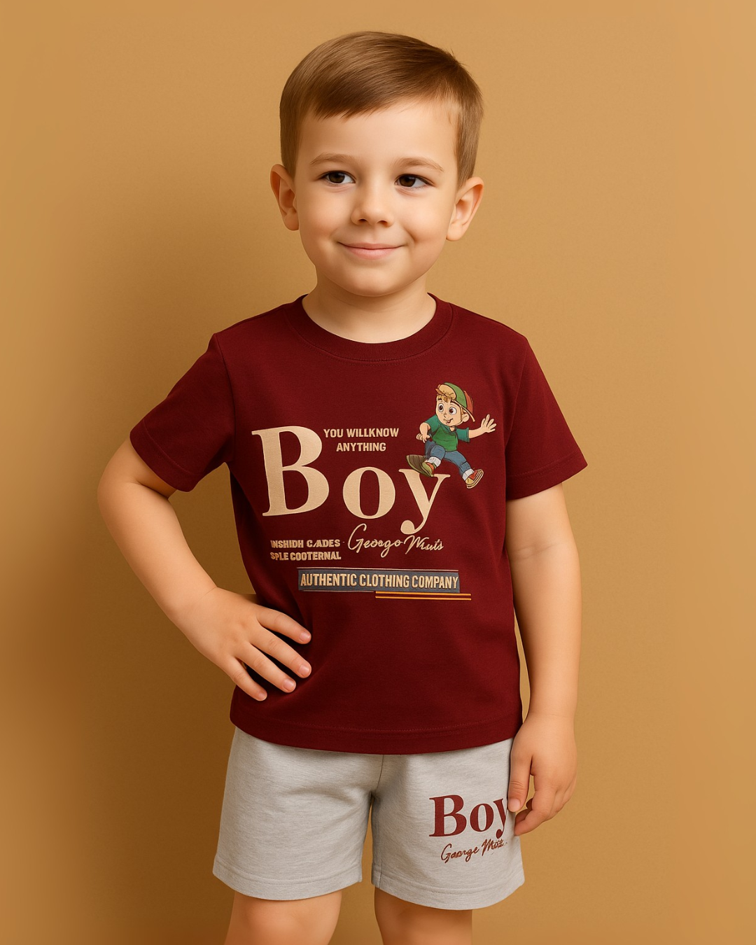 Boy's Summer T-Shirt & Shorts Sets