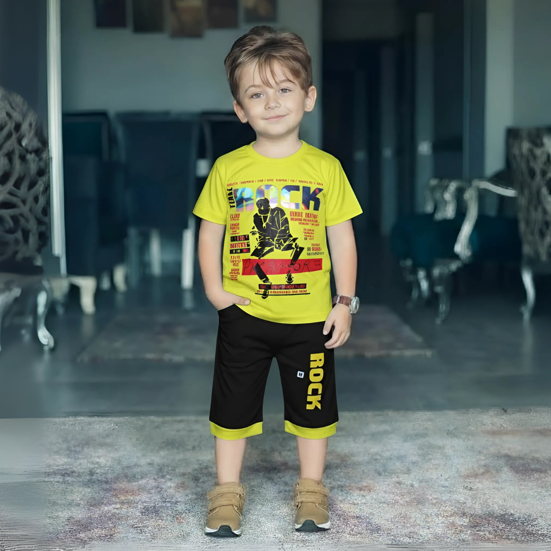 Boy’s Summer T-Shirt & Shorts Sets