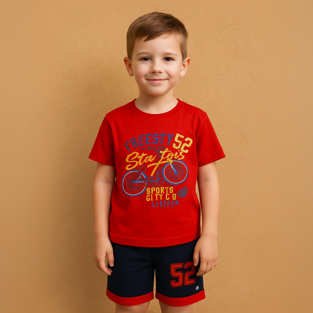 Boy’s Summer T-Shirt & Shorts Sets