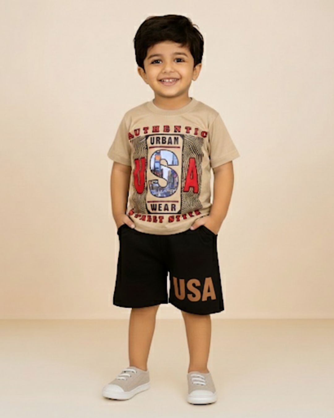 Boy's Summer T-Shirt & Shorts Sets