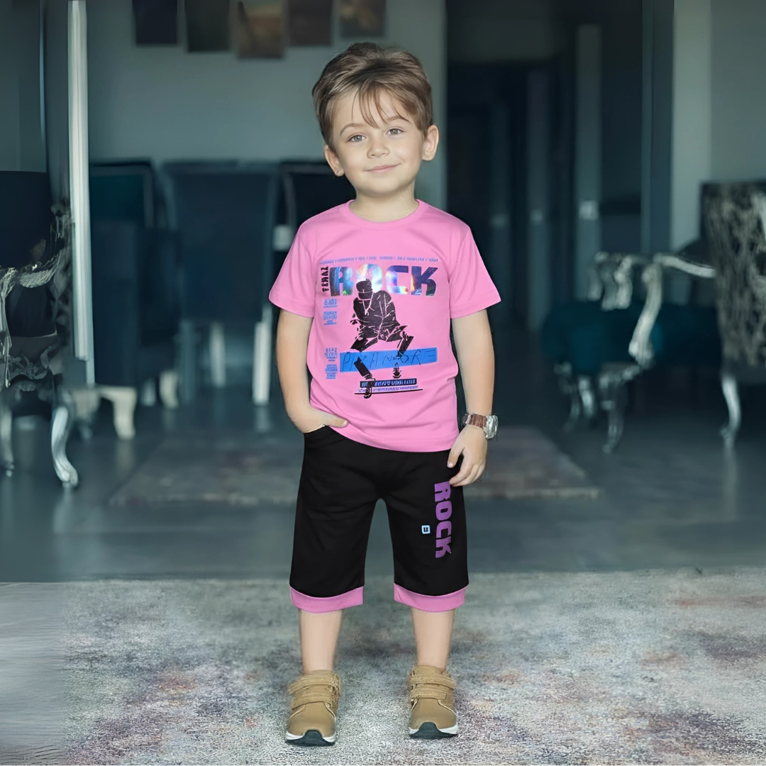 Boy’s Summer T-Shirt & Shorts Sets