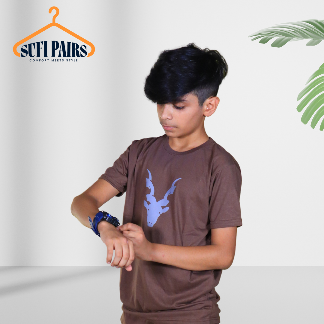 Boy's Summer Graphic T-Shirt & Trouser Sets