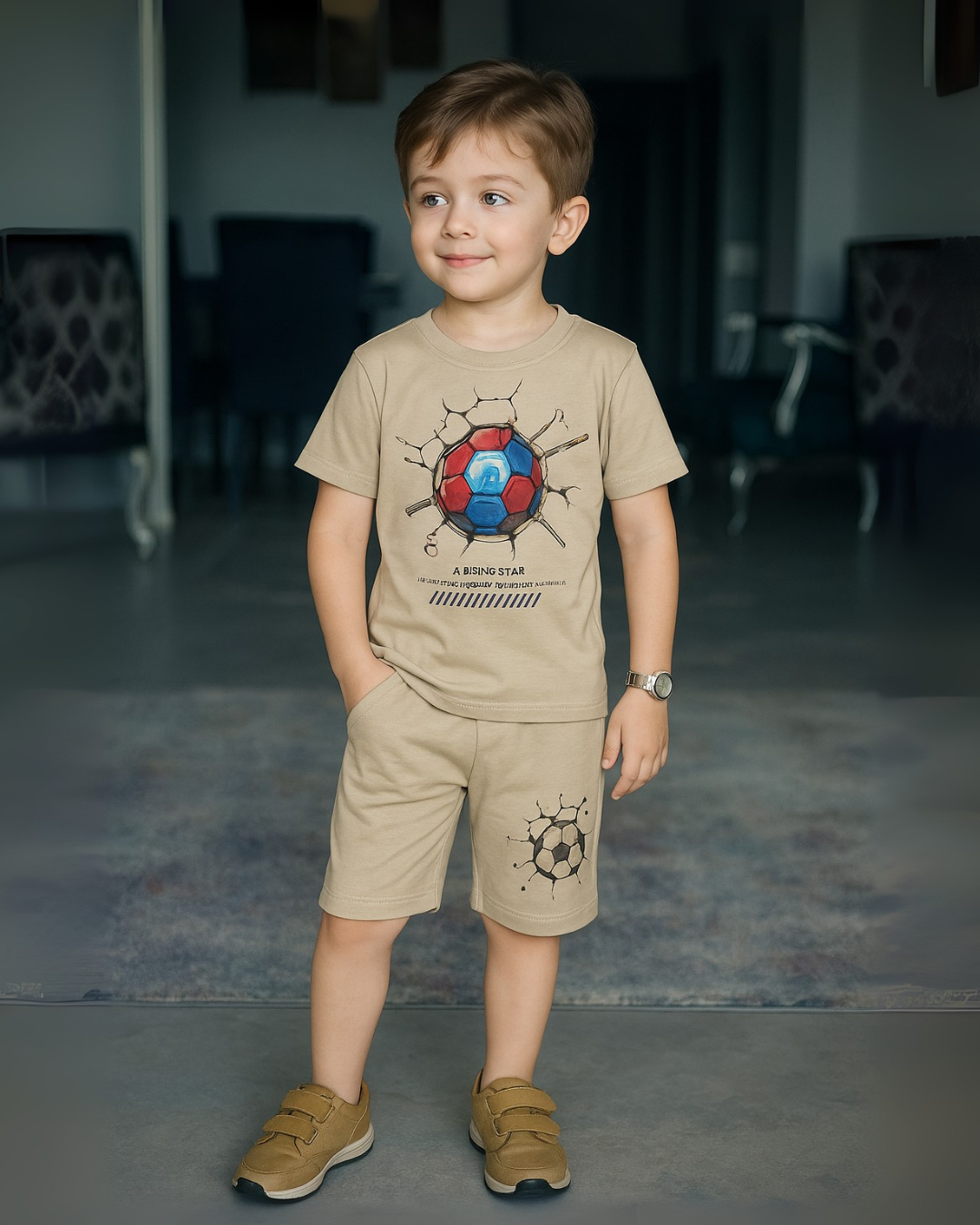 Boys’ Summer T-Shirt & Shorts Sets