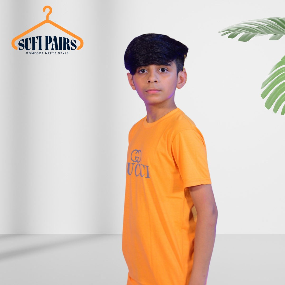 Boy's Summer Graphic T-Shirt & Trouser Sets